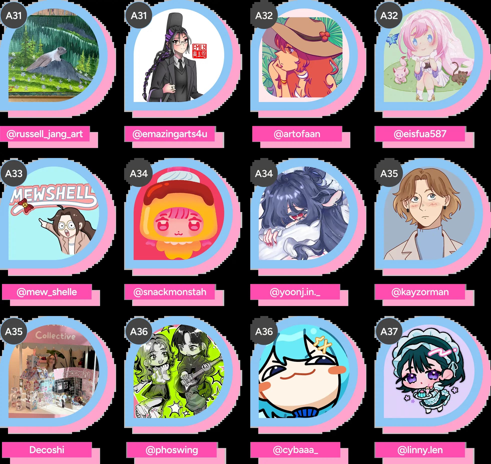 Artist Section A 5th frame